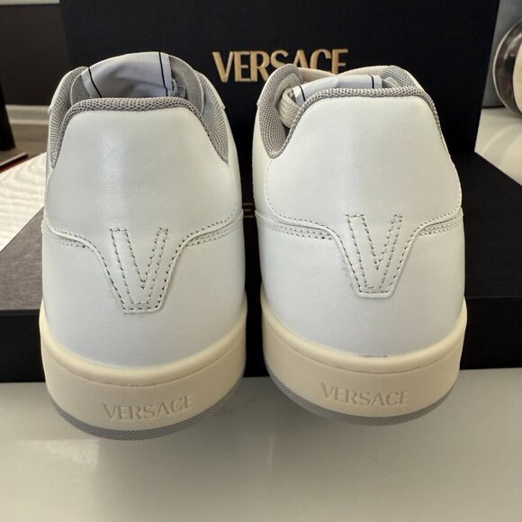 Versace Medusa White Leather Women's Sneaker Shoe, 1014316, 38 or 39 - Picture 7 of 15